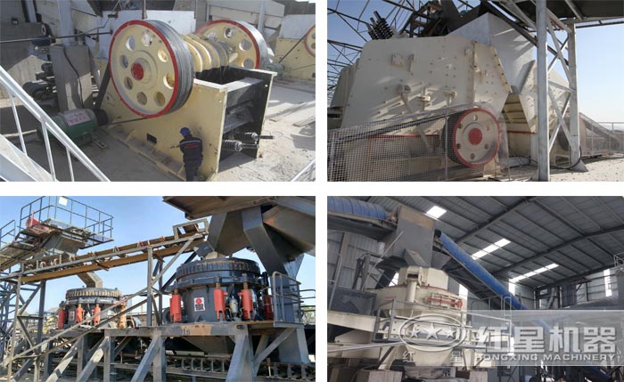 不同型號的石頭破碎機工作現(xiàn)場 不同型號的石頭破碎機工作現(xiàn)場