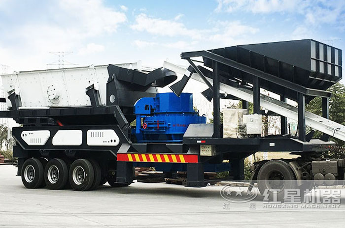 移動式制砂機生產(chǎn)線