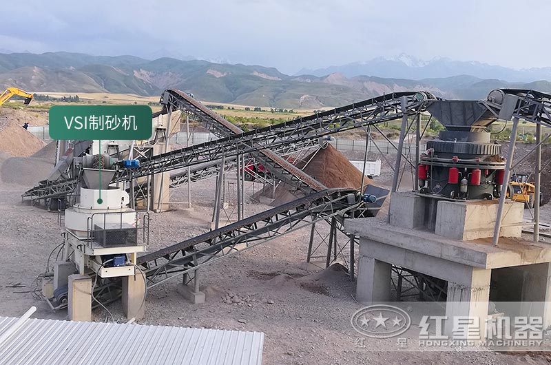 制砂生產(chǎn)線(xiàn)現(xiàn)場(chǎng)實(shí)拍