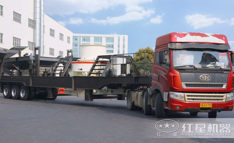 移動制砂機(jī)發(fā)貨現(xiàn)場實拍