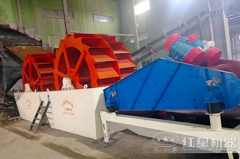時(shí)產(chǎn)160噸洗沙機(jī)型號有哪些？搭配脫水篩減少細(xì)沙流失