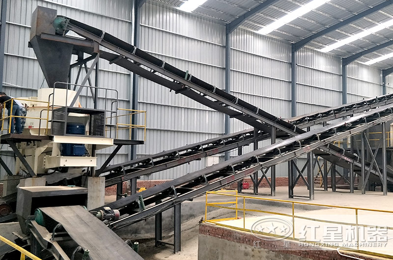 VSI制砂機現(xiàn)場實拍，室內(nèi)生產(chǎn)更環(huán)保