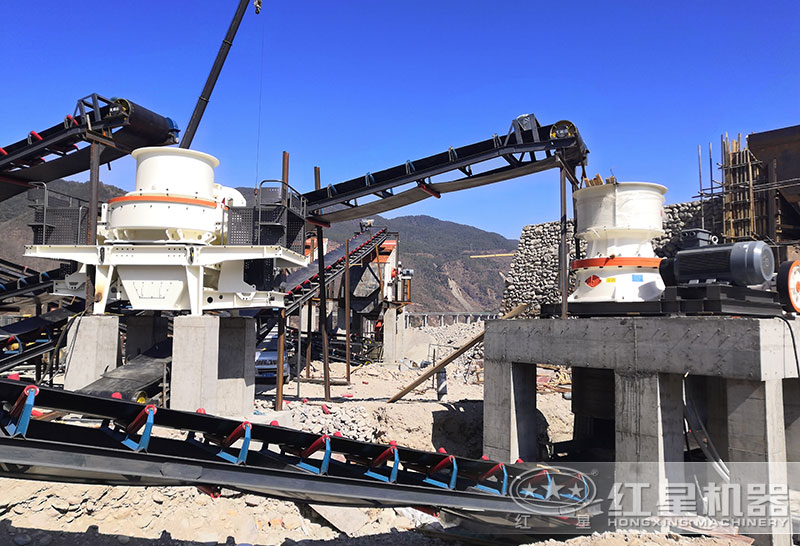 單缸圓錐破適合破碎硬料，HVI制砂機(jī)節(jié)能