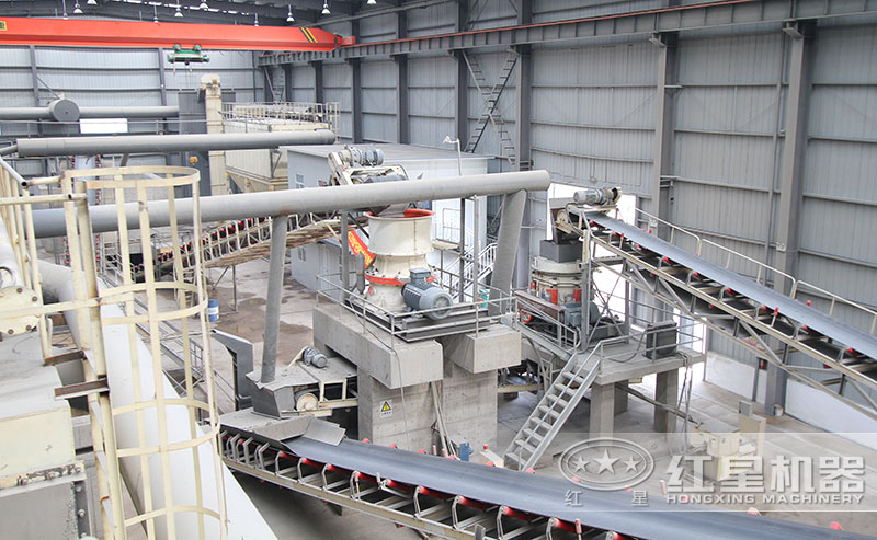 圓錐碎石機(jī)產(chǎn)量高，生產(chǎn)線必備設(shè)備